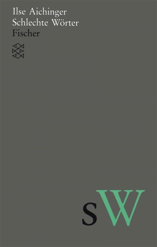 Cover for Isle Aichinger · Schlechte Worter (Paperback Book) (1991)