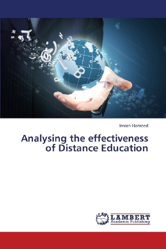 Cover for Imran Hameed · Analysing the Effectiveness of Distance Education (Taschenbuch) (2013)