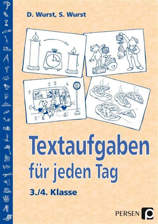 Cover for Sharman Wurst · Textaufgaben für jeden Tag. 3./4. Klasse (Paperback Bog) (2008)