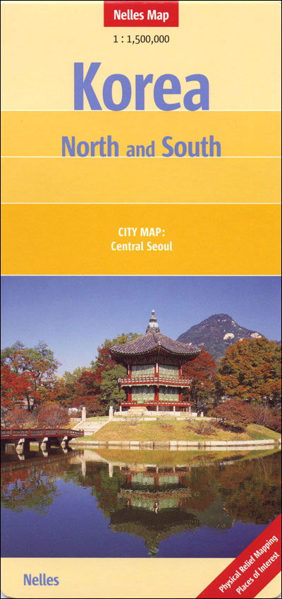 Cover for Nelles Verlag · Nelles Map: Korea North &amp; South (Hardcover Book) [0th edition] (2010)