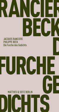 Cover for Beck · Die Furche des Gedichts (Bok)