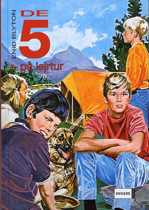Cover for Enid Blyton · De 5, 7: De 5 på lejrtur (Hardcover Book) [2. Painos] (2006)