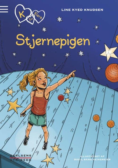 Cover for Line Kyed Knudsen · K for Klara 10: Stjernepigen (Bound Book) [1º edição] (2015)
