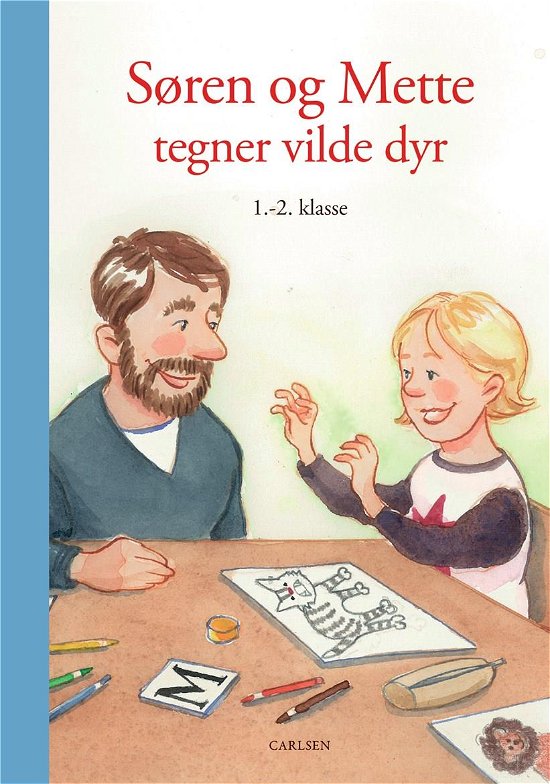Cover for Kirsten Koch Jensen · Søren og Mette: Søren og Mette tegner vilde dyr (Bound Book) [3e édition] (2022)