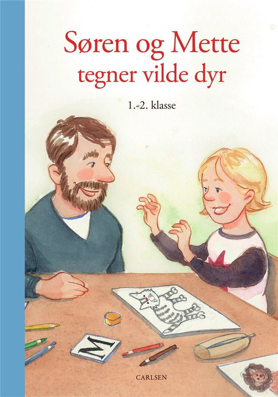 Cover for Kirsten Koch Jensen · Søren og Mette: Søren og Mette tegner vilde dyr (Bound Book) [3e uitgave] (2022)