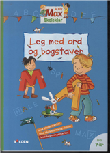 Cover for Max Skoleklar: Leg med ord og bogstaver (Sewn Spine Book) [1º edição] (2014)