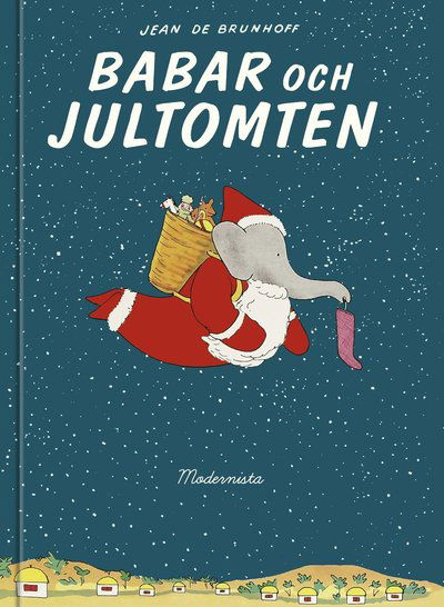 Cover for Jean de Brunhoff · Babar och jultomten (Inbunden Bok) (2019)