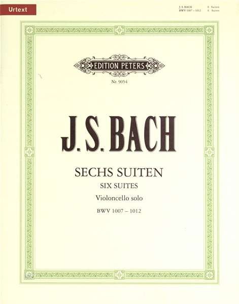 Cover for Bach · Cello Suites BWV 1007-1012 for Cello Solo (Partituren) (2001)