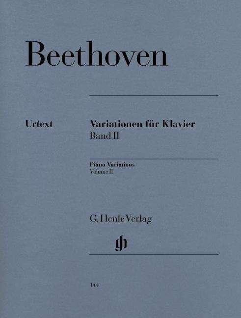 Variationen f.Klavier.2.HN144 - Beethoven - Books - SCHOTT & CO - 9790201801445 - April 6, 2018