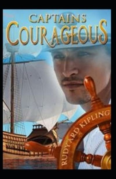 Cover for Rudyard Kipling · Captains Courageous illustrated (Paperback Book) (2022)