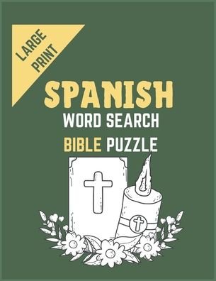Cover for Kdprahat Printing House · Spanish Word Search Bible Puzzle Large Print (Pocketbok) (2020)
