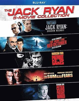 Cover for Jack Ryan 5-movie Collection (Blu-ray) (2018)