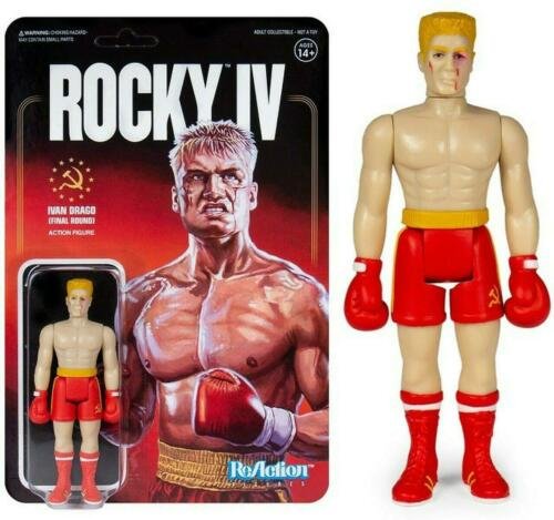 Rocky Reaction Figure - Ivan Drago (Beat-Up) - Rocky - Merchandise - SUPER 7 - 0811169033446 - 