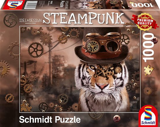 Steampunk Katze (Puzzle) -  - Books -  - 4001504596446 - January 2, 2020