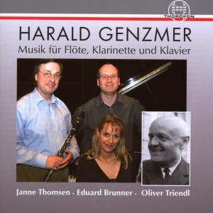 Cover for Genzmer / Thomsen / Brunner / Triendl · Works for Flute Clarinet &amp; Piano (CD) (2008)