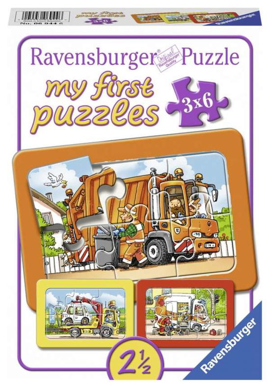 Müllabfuhr, Krankenwagen, Abschleppwage - Ravensburger - Books - Ravensburger - 4005556069446 - February 26, 2019