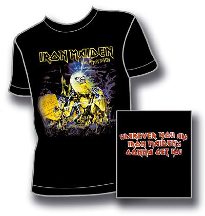 Lad Grave Blk Ts - Iron Maiden - Produtos - BRAVADO - 5023209119446 - 1 de fevereiro de 2008