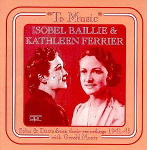 Solos & Duets - Baillie,isobel / Ferrier,kathleen - Music - APR - 5024709155446 - March 18, 1997