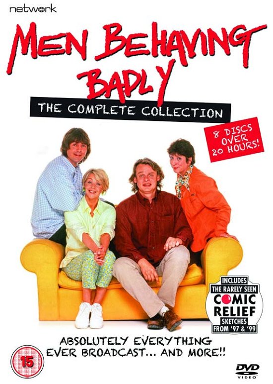 Cover for Men Behaving Badly - the Compl · Men Behaving Badly Series 1 to 6 Complete Collection (DVD) (2017)