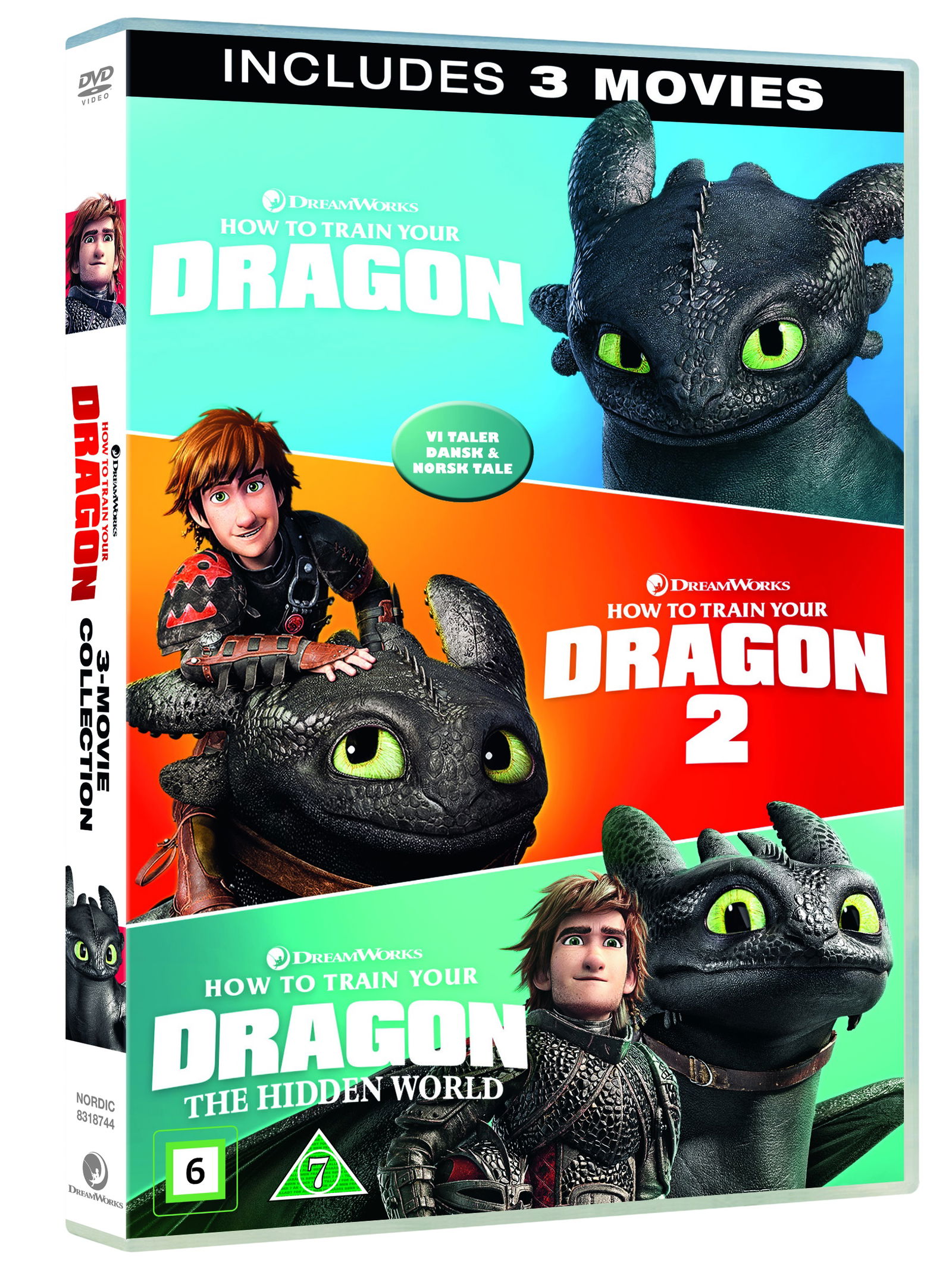 How to Train Your Dragon 1 3 Box DVD 2019