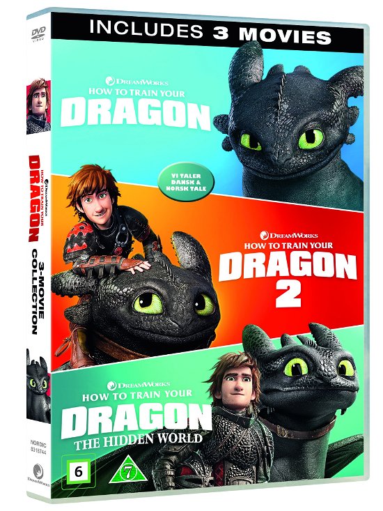 How to Train Your Dragon 1-3 Box -  - Film -  - 5053083187446 - 13 juni 2019