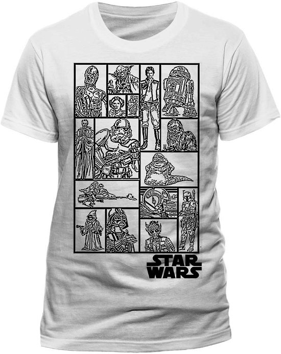 Cover for Star Wars · Collage (T-Shirt Unisex Tg. XL) (T-shirt)