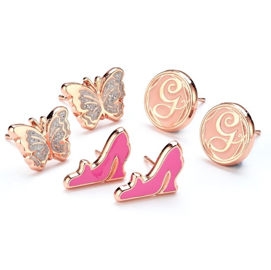 Wicked · Wicked Glinda Butterlfy. G And Shoe Stud Earring Set (MERCH) (2024)