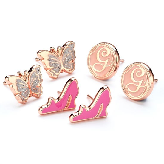 Wicked Glinda Butterlfy. G And Shoe Stud Earring Set - Wicked - Produtos - WICKED - 5055583461446 - 1 de dezembro de 2024