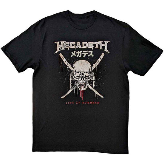 Megadeth Unisex T-Shirt: Crossed Swords - Megadeth - Koopwaar -  - 5056561086446 - 