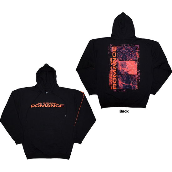Cover for My Chemical Romance · My Chemical Romance Unisex Pullover Hoodie: Romance Bullets (Black) (Back Print) (Hoodie) [size S] (2025)