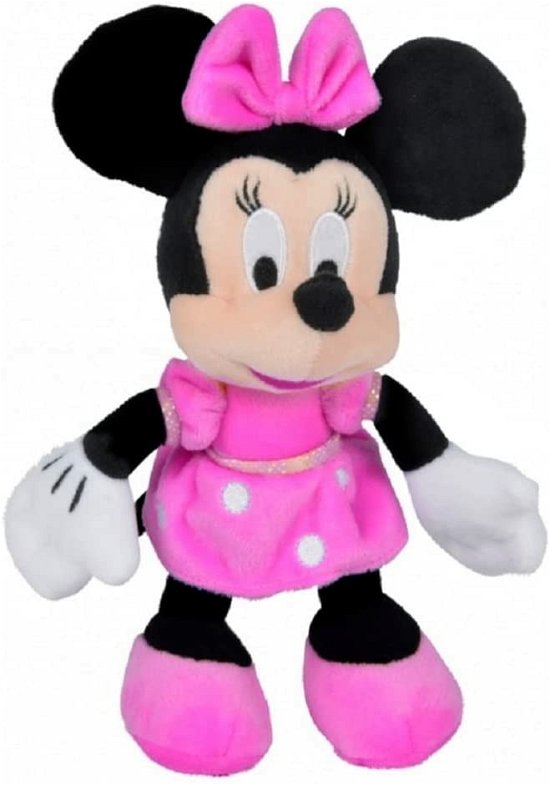 Disney: Peluche Minnie 20 Cm Abito Fucsia - Simba - Merchandise -  - 5400868012446 - 