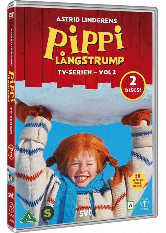 Cover for Astrid Lindgren · Pippi Langstrømpe - Vol. 2 - Tv-Serie (1969) (DVD) (2019)