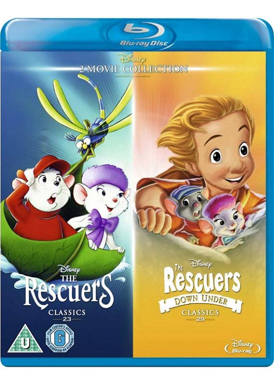 Cover for Rescuers the Rescuers Down Und · The Rescuers / The Rescuers Down Under (Blu-ray) (2015)