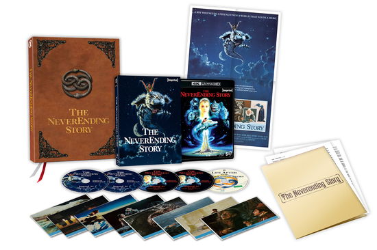 Cover for Blu-ray · The Neverending Story (1984) - 40th Anniversary Limited Edition 4k Uhd + Blu-ray Exclusive Replica Storybook Packaging - Imprint Collection #365 (Blu-ray/Book) (2024)