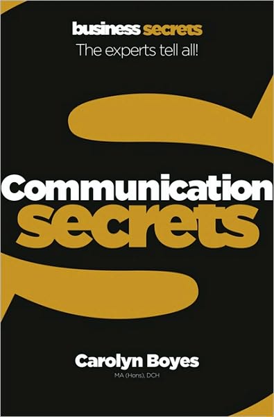 Cover for Carolyn Boyes · Communication - Collins Business Secrets (Paperback Book) (2010)