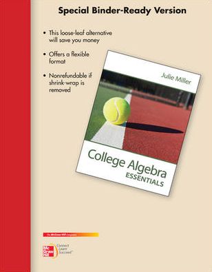 College Algebra Essentials - Julie Miller - Książki - McGraw-Hill Science/Engineering/Math - 9780077538446 - 15 stycznia 2013