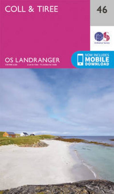 Cover for Ordnance Survey · Coll &amp; Tiree - OS Landranger Map (Kartor) [February 2016 edition] (2016)