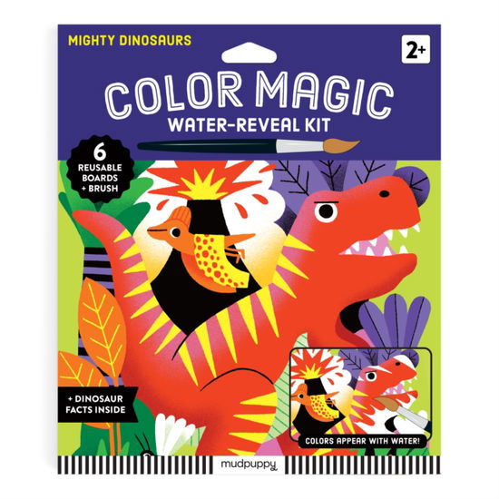 Cover for Mudpuppy · Mighty Dinosaurs Color Magic Water-Reveal Kit (Book) (2025)