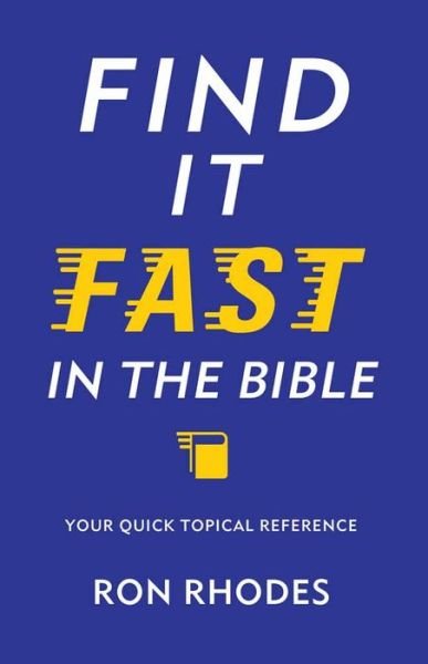 Cover for Find It Fast in the Bible (Paperback Book) (2016)