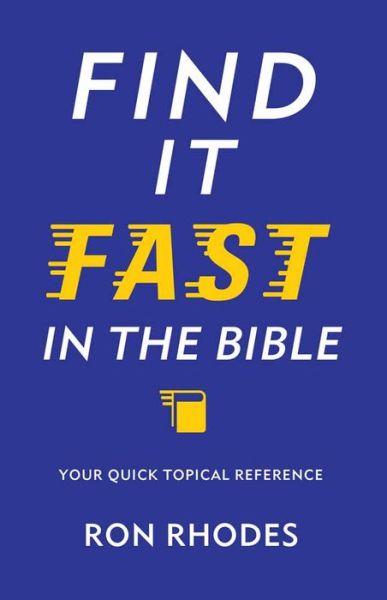 Cover for Find It Fast in the Bible (Pocketbok) (2016)