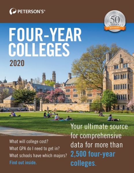 Cover for Peterson's · Four-Year Colleges 2020 (Paperback Book) (2019)