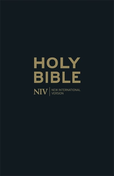 Cover for New International Version · NIV Thinline Black Leather Bible - New International Version (Hardcover Book) (2014)