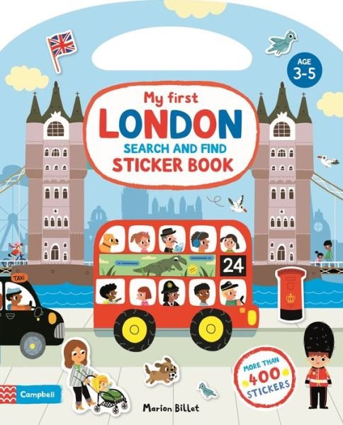 Cover for Campbell Books · My First Search and Find London Sticker Book - Campbell London (Paperback Bog) (2020)