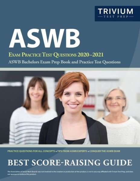 Cover for Trivium Social Workers Exam Prep Team · ASWB Exam Practice Test Questions 2020-2021 (Taschenbuch) (2019)
