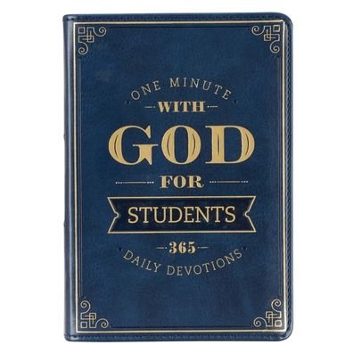 Cover for Christian Art Gifts Inc · One Minute with God for Students Faux Leather (Leather Book) (2021)