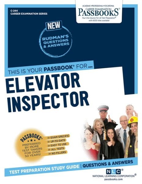 Cover for National Learning Corporation · Elevator Inspector (C-244), 244 (Paperback Bog) (2018)