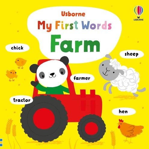 Cover for Fiona Watt · My First Words Farm - My first words (Kartongbok) (2023)
