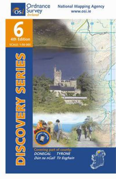 Cover for Ordnance Survey Ireland · Donegal (Central) - Tyrone - Irish Discovery Series (Kort) [4 Revised edition] (2012)
