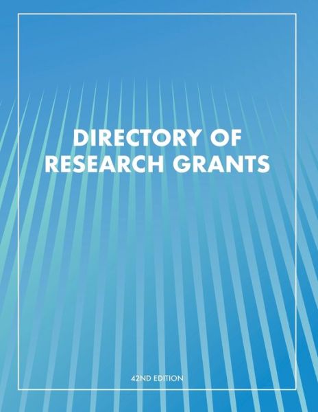 Cover for Louis S Schafer · Directory of Research Grants (Paperback Book) (2019)