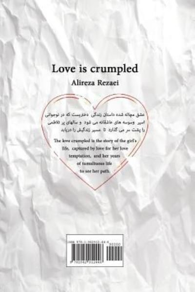 Cover for Alireza Rezaei · Love is crumpled (Paperback Bog) (2019)